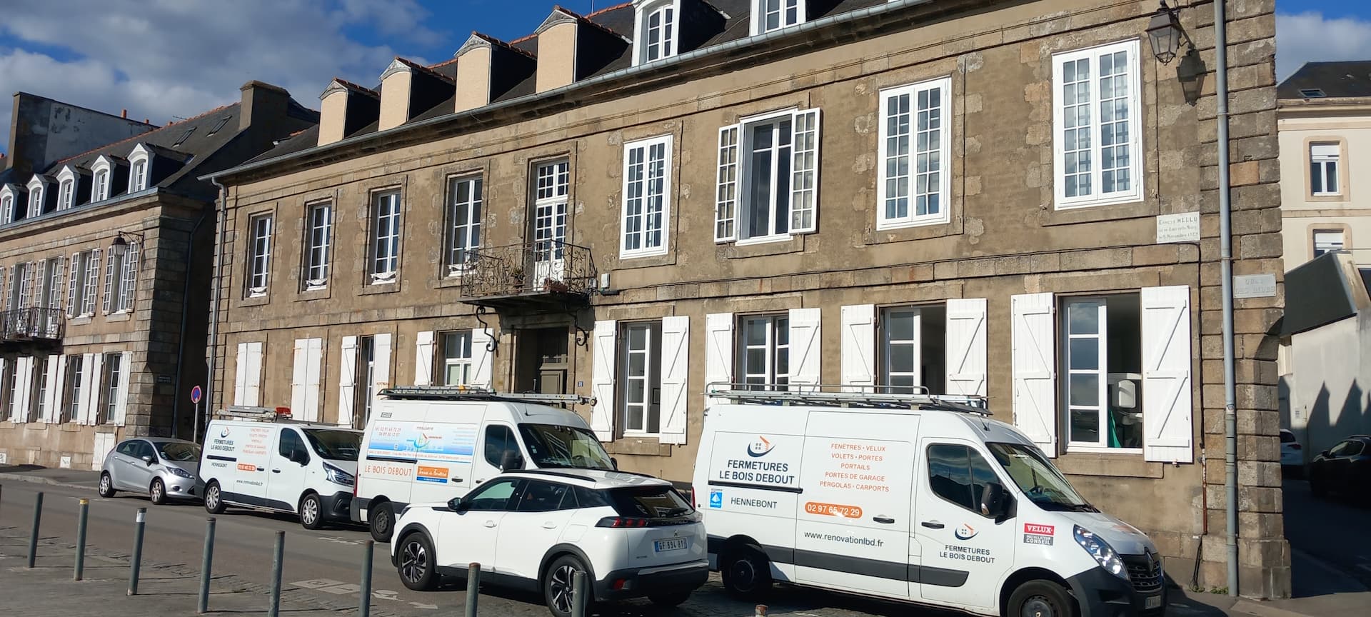 Installation menuiseries bois