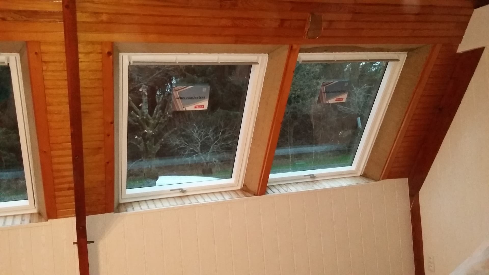 Installation de Velux chez un particulier